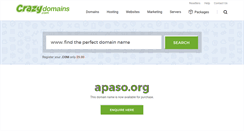 Desktop Screenshot of apaso.org